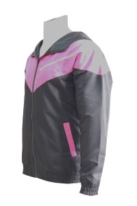 J260 整輕薄風衣外套 袋撞色 度身訂造風衣式雨衣 